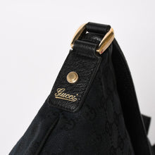 画像をギャラリービューアに読み込む, GUCCI グッチ ブラック ゴールド金具 131326 GGキャンバス Abbey アビーライン ショルダーバッグ 美品 中古 4a004597