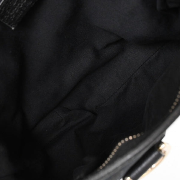 GUCCI Gucci Black Gold Hardware 131326 GG Canvas Abbey Abbey Line Shoulder Bag Good Condition Used 4a004597