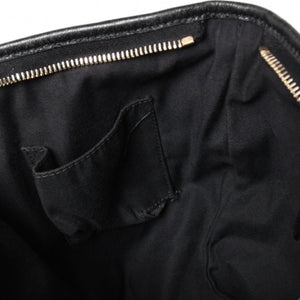 GUCCI Gucci Black Gold Hardware 131326 GG Canvas Abbey Abbey Line Shoulder Bag Good Condition Used 4a004597