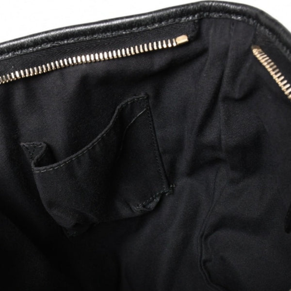 GUCCI Gucci Black Gold Hardware 131326 GG Canvas Abbey Abbey Line Shoulder Bag Good Condition Used 4a004597