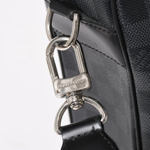 画像をギャラリービューアに読み込む, 極美品 LOUIS VUITTON ルイヴィトン タダオ ショルダーバッグ ハンドバッグ 2way N51192 ダミエグラフィット ブラック シルバー金具 中古 4a004612