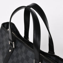 画像をギャラリービューアに読み込む, 極美品 LOUIS VUITTON ルイヴィトン タダオ ショルダーバッグ ハンドバッグ 2way N51192 ダミエグラフィット ブラック シルバー金具 中古 4a004612