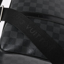 画像をギャラリービューアに読み込む, 極美品 LOUIS VUITTON ルイヴィトン タダオ ショルダーバッグ ハンドバッグ 2way N51192 ダミエグラフィット ブラック シルバー金具 中古 4a004612