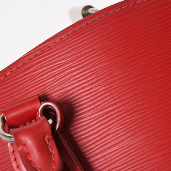 LOUIS VUITTON ルイヴィトン ポンヌフPM ハンドバッグ M59072 エピ レザー レッド シルバー金具 美品 中古 4a004613