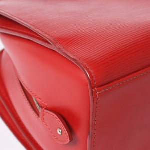 LOUIS VUITTON ルイヴィトン ポンヌフPM ハンドバッグ M59072 エピ レザー レッド シルバー金具 美品 中古 4a004613