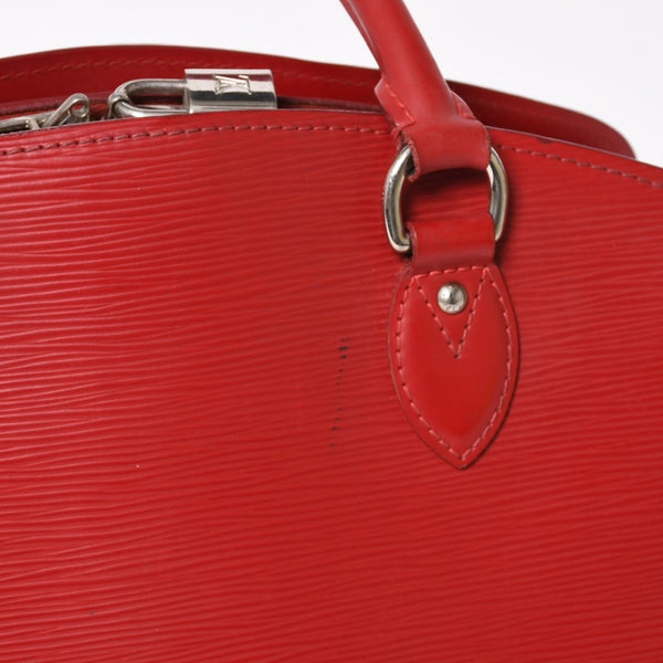 LOUIS VUITTON ルイヴィトン ポンヌフPM ハンドバッグ M59072 エピ レザー レッド シルバー金具 美品 中古 4a004613