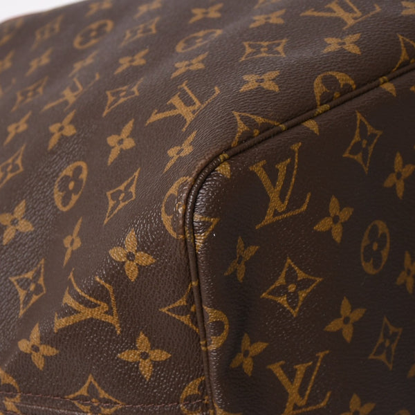 LOUIS VUITTON ルイヴィトン ネヴァーフル GM ハンドバッグ M40157 ブラウン PVC レザー ゴールド金具 美品 中古 4a004615