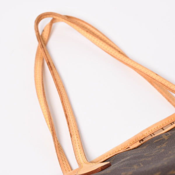 LOUIS VUITTON ルイヴィトン ネヴァーフル GM ハンドバッグ M40157 ブラウン PVC レザー ゴールド金具 美品 中古 4a004615
