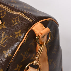 LOUIS VUITTON Boston bag Keepall Bandouliere 45 Monogram M41418 Brown Gold hardware Good condition Used 4a004618