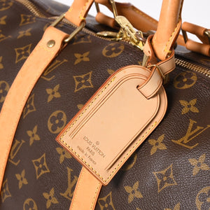 LOUIS VUITTON Boston bag Keepall Bandouliere 45 Monogram M41418 Brown Gold hardware Good condition Used 4a004618