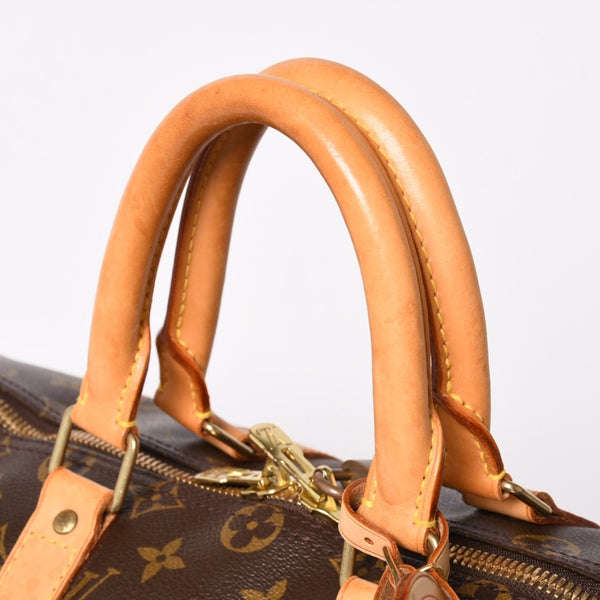 LOUIS VUITTON Boston bag Keepall Bandouliere 45 Monogram M41418 Brown Gold hardware Good condition Used 4a004618