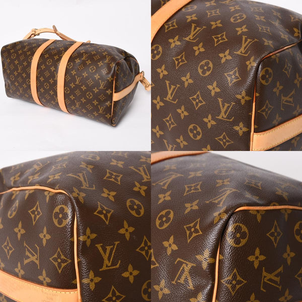 LOUIS VUITTON Boston bag Keepall Bandouliere 45 Monogram M41418 Brown Gold hardware Good condition Used 4a004618