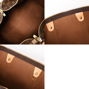LOUIS VUITTON Boston bag Keepall Bandouliere 45 Monogram M41418 Brown Gold hardware Good condition Used 4a004618