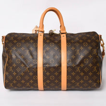 Load image into Gallery viewer, LOUIS VUITTON ルイヴィトン ボストンバッグ キーポルバンドリエール45 モノグラム M41418 ブラウン ゴールド金具 美品 中古 4a004618