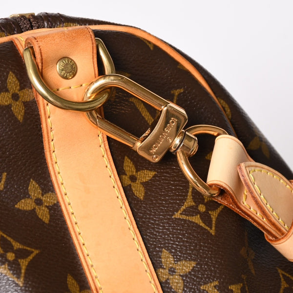 LOUIS VUITTON Boston bag Keepall Bandouliere 45 Monogram M41418 Brown Gold hardware Good condition Used 4a004618