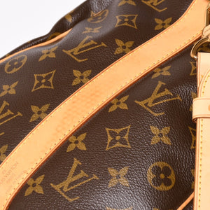 LOUIS VUITTON Boston bag Keepall Bandouliere 45 Monogram M41418 Brown Gold hardware Good condition Used 4a004618