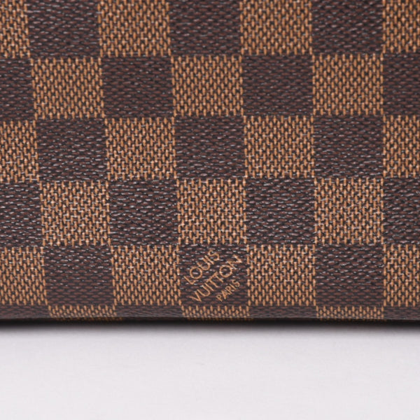 新品同様品 LOUIS VUITTON ルイヴィトン ネヴァーフルPM ハンドバッグ N41359 ダミエエベヌキャンバス ブラウン ゴールド金具 中古 4a004601