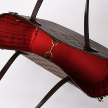 画像をギャラリービューアに読み込む, 新品同様品 LOUIS VUITTON ルイヴィトン ネヴァーフルPM ハンドバッグ N41359 ダミエエベヌキャンバス ブラウン ゴールド金具 中古 4a004601
