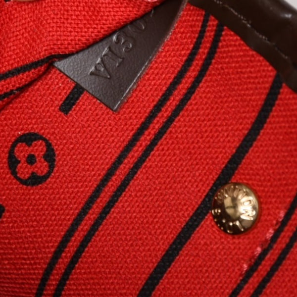 新品同様品 LOUIS VUITTON ルイヴィトン ネヴァーフルPM ハンドバッグ N41359 ダミエエベヌキャンバス ブラウン ゴールド金具 中古 4a004601