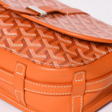 画像をギャラリービューアに読み込む, 極美品 GOYARD ゴヤール ベルヴェデーレ PM ショルダーバッグ オレンジ ゴヤールディンキャンバス ヘリンボーン柄 オレンジ シルバー金具 中古 4a004503
