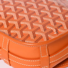 画像をギャラリービューアに読み込む, 極美品 GOYARD ゴヤール ベルヴェデーレ PM ショルダーバッグ オレンジ ゴヤールディンキャンバス ヘリンボーン柄 オレンジ シルバー金具 中古 4a004503
