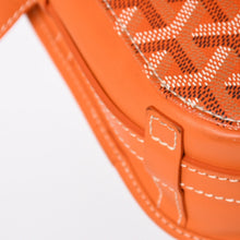 画像をギャラリービューアに読み込む, 極美品 GOYARD ゴヤール ベルヴェデーレ PM ショルダーバッグ オレンジ ゴヤールディンキャンバス ヘリンボーン柄 オレンジ シルバー金具 中古 4a004503