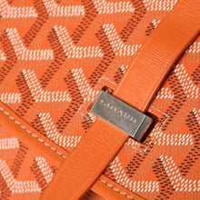 画像をギャラリービューアに読み込む, 極美品 GOYARD ゴヤール ベルヴェデーレ PM ショルダーバッグ オレンジ ゴヤールディンキャンバス ヘリンボーン柄 オレンジ シルバー金具 中古 4a004503