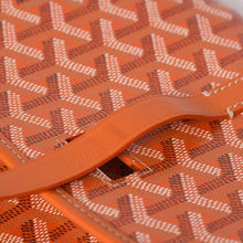 画像をギャラリービューアに読み込む, 極美品 GOYARD ゴヤール ベルヴェデーレ PM ショルダーバッグ オレンジ ゴヤールディンキャンバス ヘリンボーン柄 オレンジ シルバー金具 中古 4a004503