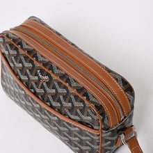 画像をギャラリービューアに読み込む, 極美品 GOYARD ゴヤール カップヴェールPM ショルダーバッグ ブラウン PVC レザー シルバー金具 中古 4a004499