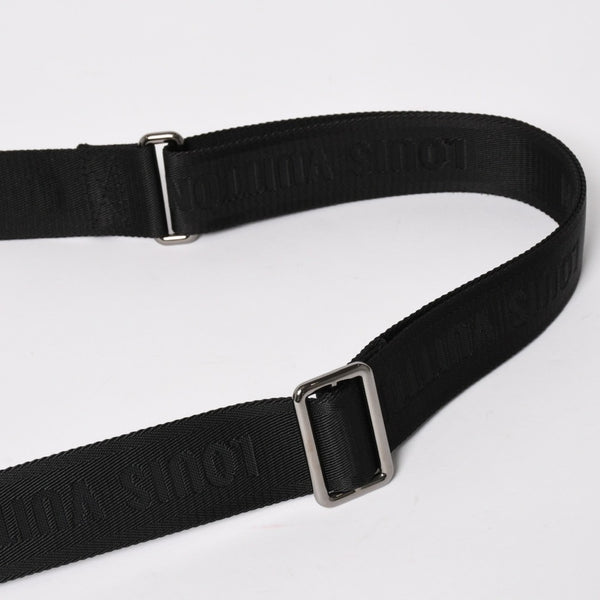 極美品 LOUIS VUITTON ルイヴィトン キーポル バンドリエール 25 2WAYバッグ モノグラムエクリプス M46271 ブラック グレー 中古 4a004512