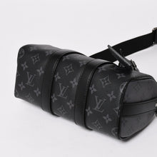 画像をギャラリービューアに読み込む, 極美品 LOUIS VUITTON ルイヴィトン キーポル バンドリエール 25 2WAYバッグ モノグラムエクリプス M46271 ブラック グレー 中古 4a004512