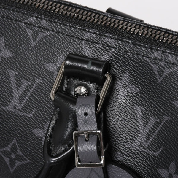 極美品 LOUIS VUITTON ルイヴィトン キーポル バンドリエール 25 2WAYバッグ モノグラムエクリプス M46271 ブラック グレー 中古 4a004512