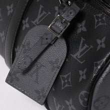 画像をギャラリービューアに読み込む, 極美品 LOUIS VUITTON ルイヴィトン キーポル バンドリエール 25 2WAYバッグ モノグラムエクリプス M46271 ブラック グレー 中古 4a004512