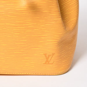 LOUIS VUITTON ルイヴィトン エピ プチノエ ショルダーバッグ M44109 エピレザー タッシリーイエロー ゴールド金具 美品 中古 4a004634