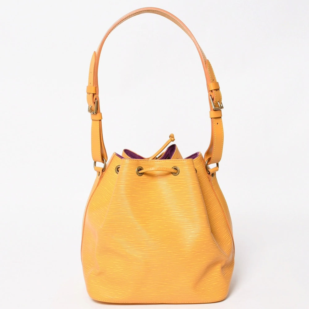 LOUIS VUITTON ルイヴィトン エピ プチノエ ショルダーバッグ M44109 エピレザー タッシリーイエロー ゴールド金具 美品 中古 4a004634