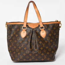 画像をギャラリービューアに読み込む, LOUIS VUITTON ルイヴィトン パレルモPM ハンドバッグ M40145 モノグラム 2WAY PVC レザー ゴールド金具 美品 中古 4a004579