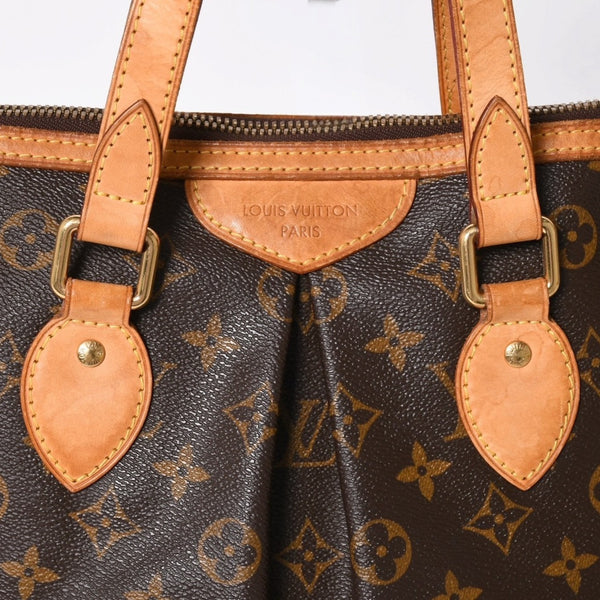 LOUIS VUITTON ルイヴィトン パレルモPM ハンドバッグ M40145 モノグラム 2WAY PVC レザー ゴールド金具 美品 中古 4a004579