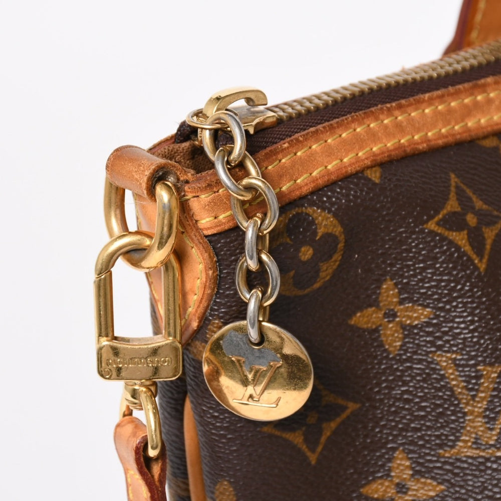 LOUIS VUITTON ルイヴィトン パレルモPM ハンドバッグ M40145 モノグラム 2WAY PVC レザー ゴールド金具 美品 中古 4a004579