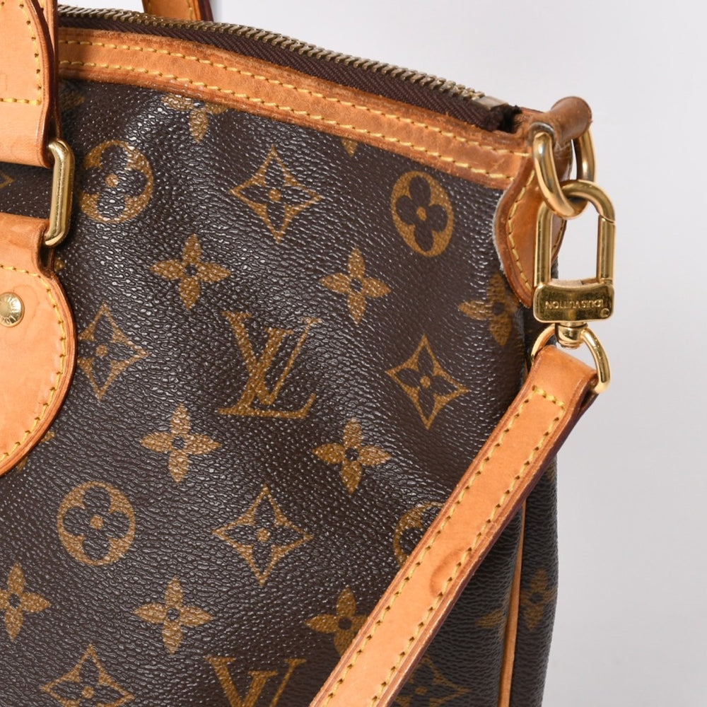 LOUIS VUITTON ルイヴィトン パレルモPM ハンドバッグ M40145 モノグラム 2WAY PVC レザー ゴールド金具 美品 中古 4a004579