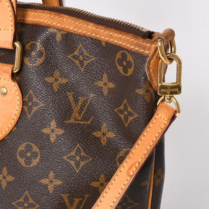 LOUIS VUITTON ルイヴィトン パレルモPM ハンドバッグ M40145 モノグラム 2WAY PVC レザー ゴールド金具 美品 中古 4a004579
