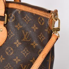 画像をギャラリービューアに読み込む, LOUIS VUITTON ルイヴィトン パレルモPM ハンドバッグ M40145 モノグラム 2WAY PVC レザー ゴールド金具 美品 中古 4a004579