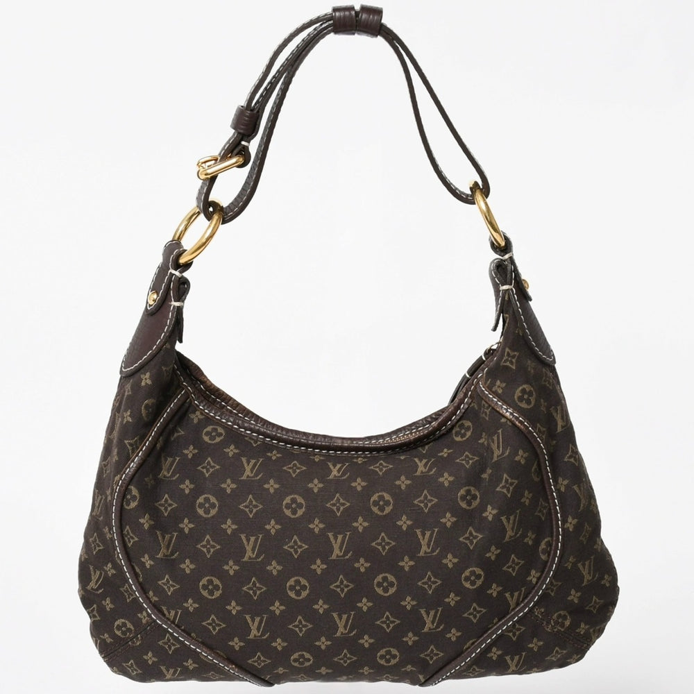 Very Good Condition LOUIS VUITTON Manon PM Monogram Mini Run Shoulder Bag One Shoulder Canvas Ebene Used 4a004511