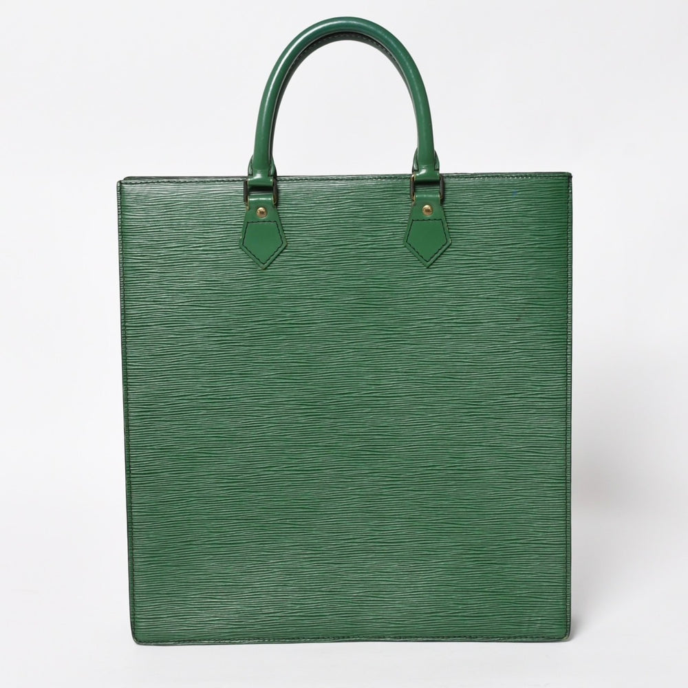 LOUIS VUITTON ルイヴィトン エピ サックプラ トートバッグ グリーン ボルネオグリーン M52074 美品 中古 4a004635