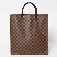 画像をギャラリービューアに読み込む, 極美品 LOUIS VUITTON ルイヴィトン サックプラ トートバッグ N51140 ダミエキャンバス ブラウン 中古 4a004632