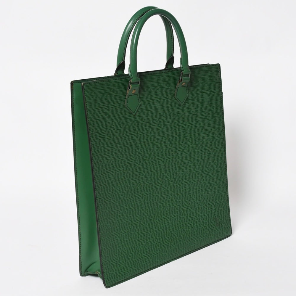 LOUIS VUITTON ルイヴィトン エピ サックプラ トートバッグ グリーン ボルネオグリーン M52074 美品 中古 4a004635