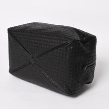 画像をギャラリービューアに読み込む, 極美品 BOTTEGA VENETA ボッテガヴェネタ ボストンバッグ イントレチャート ミニボストン レザー ブラック ブロンズ金具 中古 4a004627