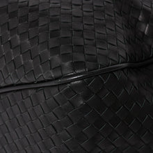 画像をギャラリービューアに読み込む, 極美品 BOTTEGA VENETA ボッテガヴェネタ ボストンバッグ イントレチャート ミニボストン レザー ブラック ブロンズ金具 中古 4a004627