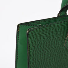 画像をギャラリービューアに読み込む, LOUIS VUITTON ルイヴィトン エピ サックプラ トートバッグ グリーン ボルネオグリーン M52074 美品 中古 4a004635