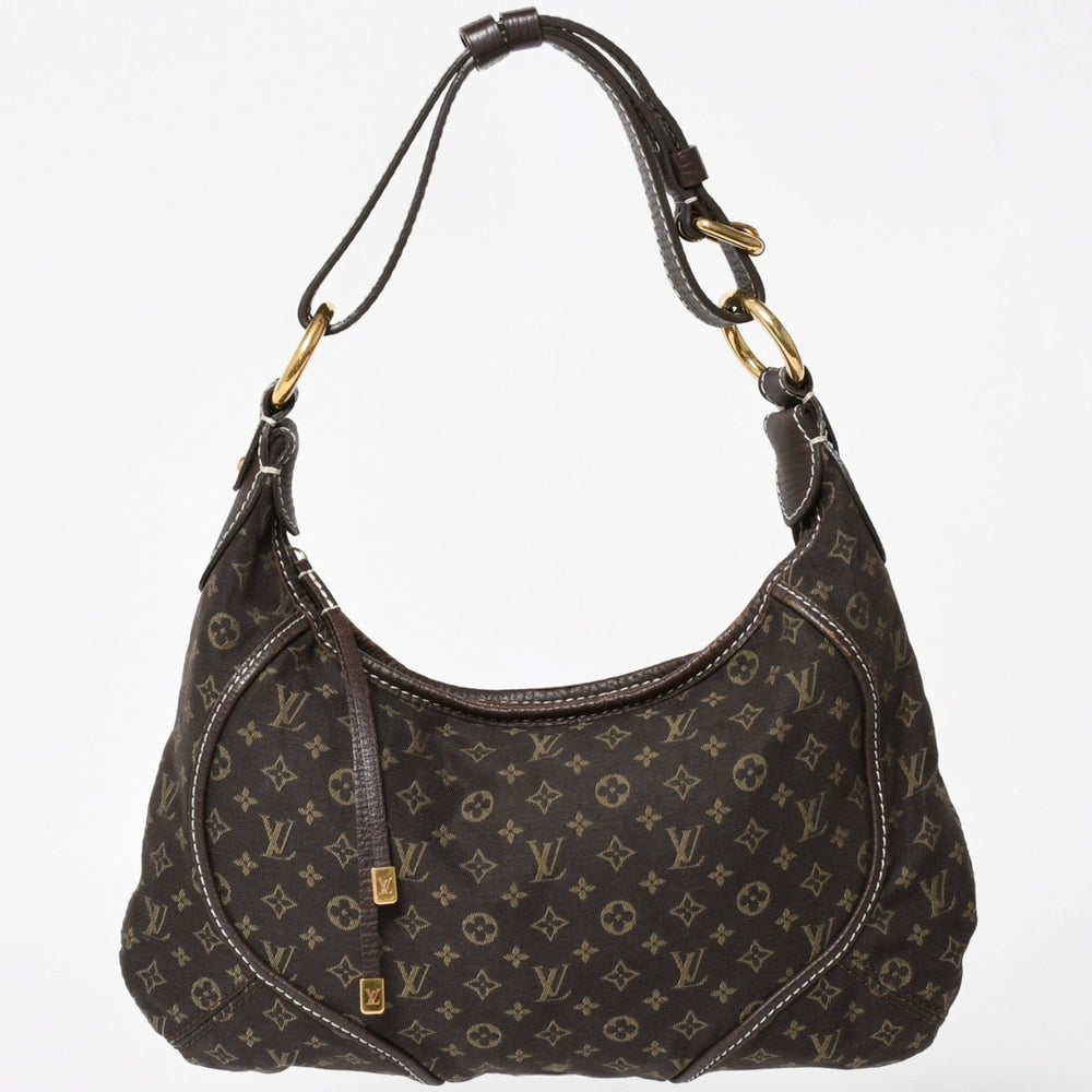 Very Good Condition LOUIS VUITTON Manon PM Monogram Mini Run Shoulder Bag One Shoulder Canvas Ebene Used 4a004511