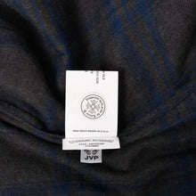 画像をギャラリービューアに読み込む, CHROME HEARTS クロムハーツ ヘイウッド ロングスリーブ ジップアップチェックシャツ ダガー ダークグレー ネイビー 格子柄 シャツジャケット Mサイズ 美品 中古 4a004647